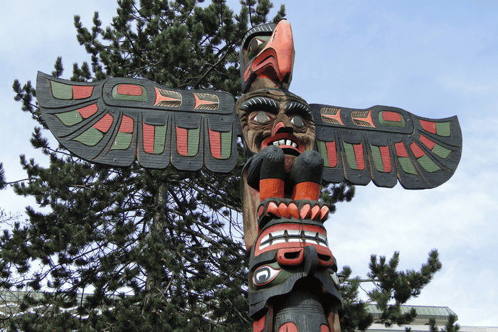 Mythological thunderbird native American symbol